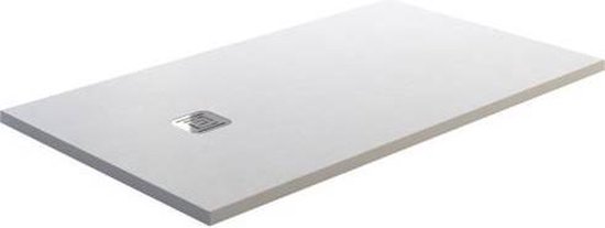 Sol de douche en pierre composite Veroni Madison 120x80x3cm Blanc