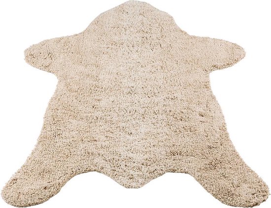 mengsel ondergeschikt lava Kidsdepot vloerkleed Bear Off-White 110x150cm | bol.com