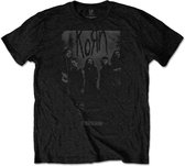 Korn Heren Tshirt -M- Knock Wall Zwart