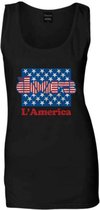 The Doors Mouwloze top -S- L'America Zwart