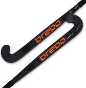 Brabo Traditional Carbon 80 JR. Hockeystick Unisex - Black/Orange