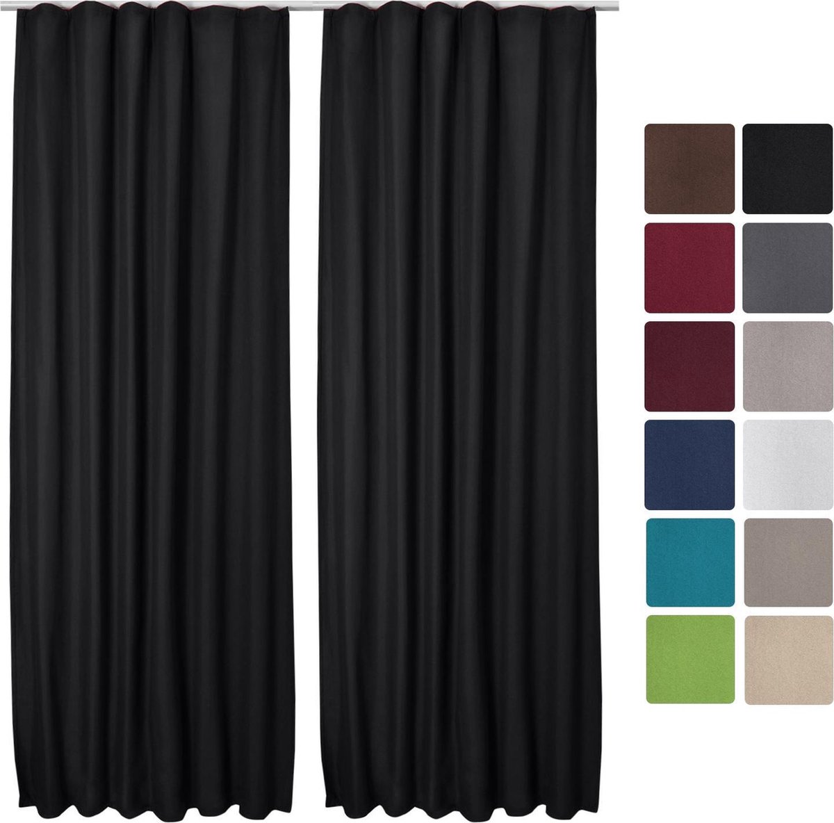 Kinfolk Textile Thermische Verduisterende Gordijnvoeringen – Paar, 228x137 Cm, Incl. Haken