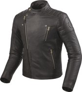 REV'IT! Vaughn Dark Brown Leather Motorcycle Jacket 54
