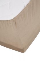 Premium Jersey Lycra Splittopper Hoeslaken Taupe | 160x200 | Perfecte Pasvorm | Duurzame Kwaliteit