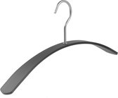 De Kledinghanger Gigant - 4 x Garderobehanger Studio plexiglas zwart transparant, 44 cm