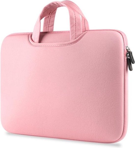 Airbag MacBook 2-in-1 sleeve / tas voor Macbook Pro 15 inch - Roze -  Laptoptas -... | bol.com