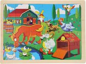 Houten Puzzel - Op de Boerderij