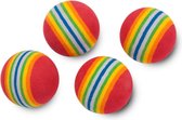 Rainbow softballs 4 pcs, assorted