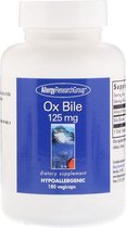 Ox Bile 125 mg 180 Vegicaps - Allergy Research Group