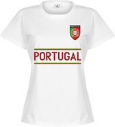 Portugal Dames Team T-Shirt - Wit - M
