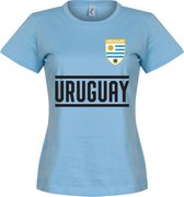 Uruguay Dames Team T-Shirt - Licht Blauw - XL