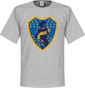 Maradona Boca Juniors Logo T-Shirt - 4XL