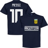 Argentinië Messi 10 Team T-Shirt - S