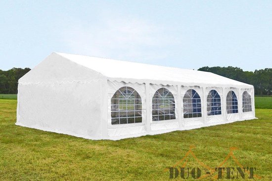 Partytent 12x6 PVC - Premium | Wit