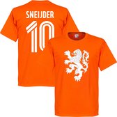 Nederlands Elftal 10 Sneijder Lion T-Shirt - XXXXL