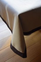 Zomerse Tafellakens - Tafelzeil - Tafelkleed - Duurzaam - Gemakkelijk in onderhoud - Opgerold op dunne rol - Geen plooien - Fantasie Beige - 140cm x 200cm