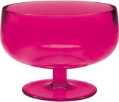 Zak!Designs Stacky Stem IJscoupglas - 10 cm - Raspberry - Set van 6 stuks