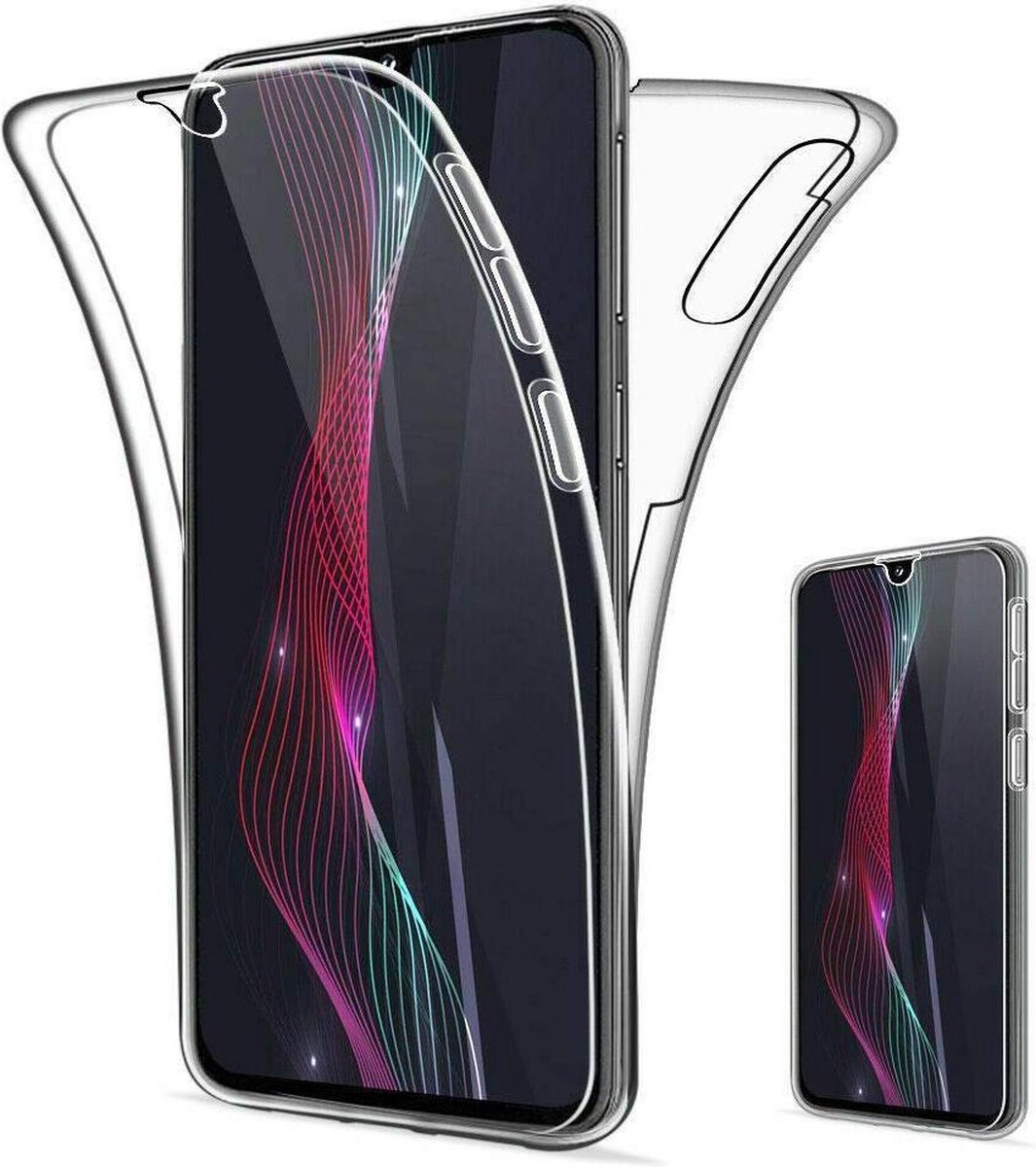 Hoesje Geschikt voor: Samsung Galaxy M20 - Dubbel zijdig 360° - Transparant