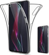 Samsung Galaxy M20 - Dubbel zijdig 360° Hoesje - Transparant