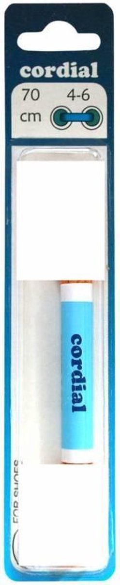 Cordial - schoenveters - Donkergrijs - wax dun rond - veterlengte 75 cm - 4-6 gaatjes