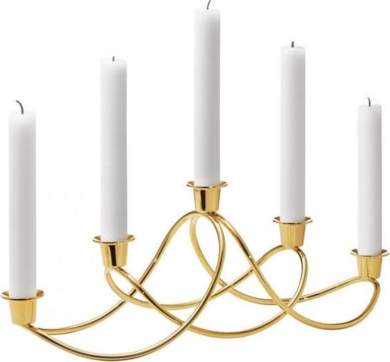 Georg Jensen Harmony kandelaar goud