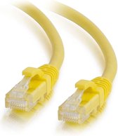 C2G Cat6 550MHz Snagless Patch Cable 10m 10m Cat6 U/UTP (UTP) Geel netwerkkabel