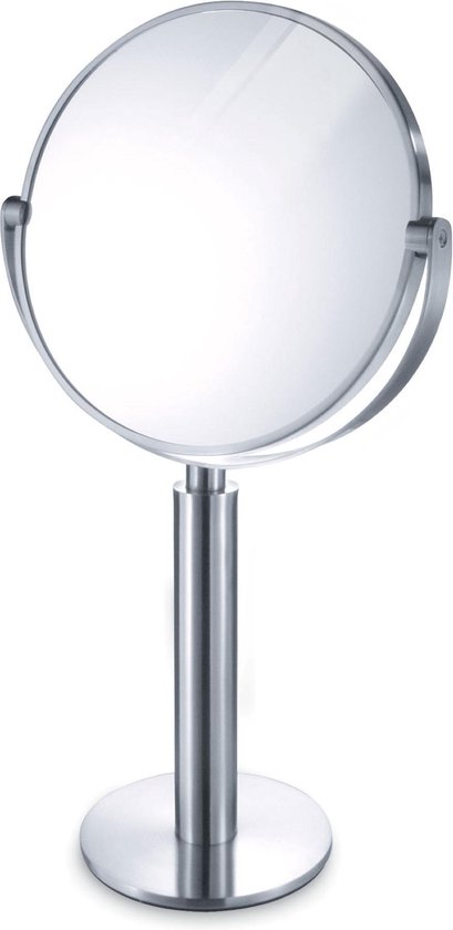 Microbe Vooravond Zoek machine optimalisatie Zack Felice - Make-up spiegel vergrotend - Staand - Scheerspiegel | | RVS /  Roestvrijstaal | bol.com