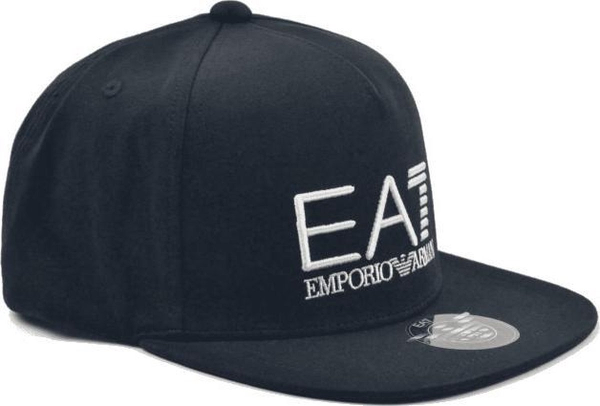 lepel Dusver schrijven Emporio Armani EA7 pet met logo - zwart-One size fits all | bol.com