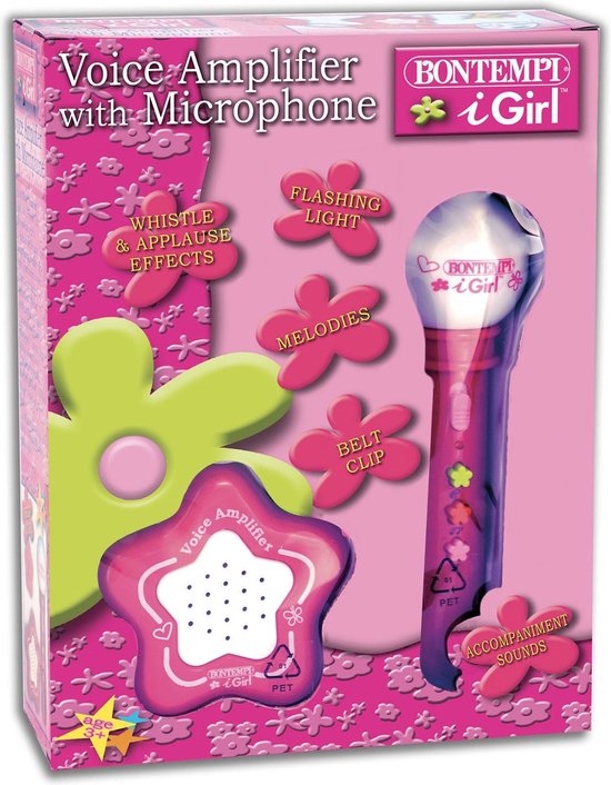 Foto: Microfoon incl versterker bontempi igirl