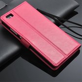 Huawei Ascend P8 Lite Hoesje Roze met opbergvakjes