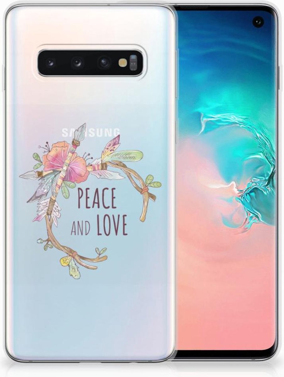 Samsung Galaxy S10 Telefoonhoesje met Naam Boho Text