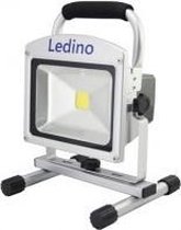 Ledino LED FLAH2010D bouwlamp lamp met LI-ion accu 20W 10.4 Ah