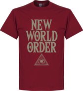 New World Order T-Shirt - Rood - L