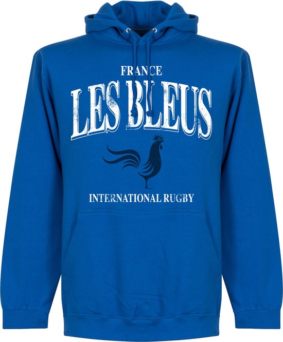 Frankrijk Les Bleus Rugby Hoodie - Blauw - Kinderen - 140
