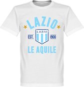 Lazio Roma Established T-Shirt - Wit - XS