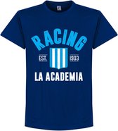 Racing Club Established T-Shirt - Navy Blauw - XXL