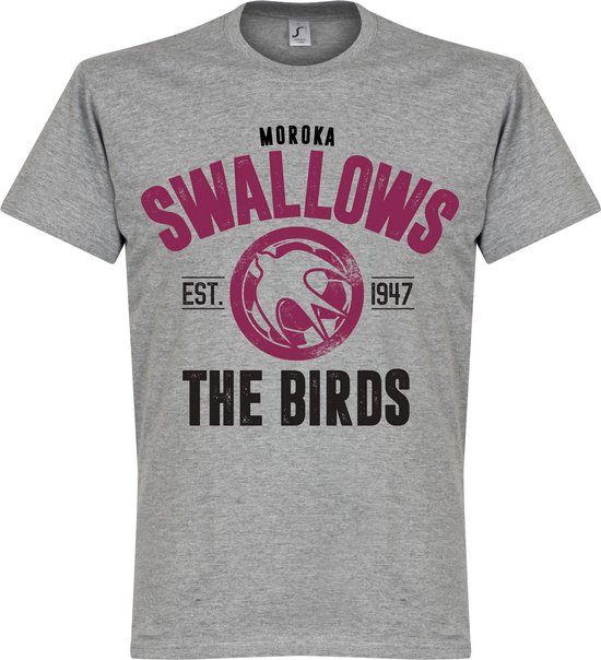 Moroka Swallows Established T-Shirt - Grijs - S