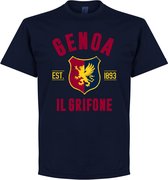 Genoa Established T-Shirt - Navy - XL