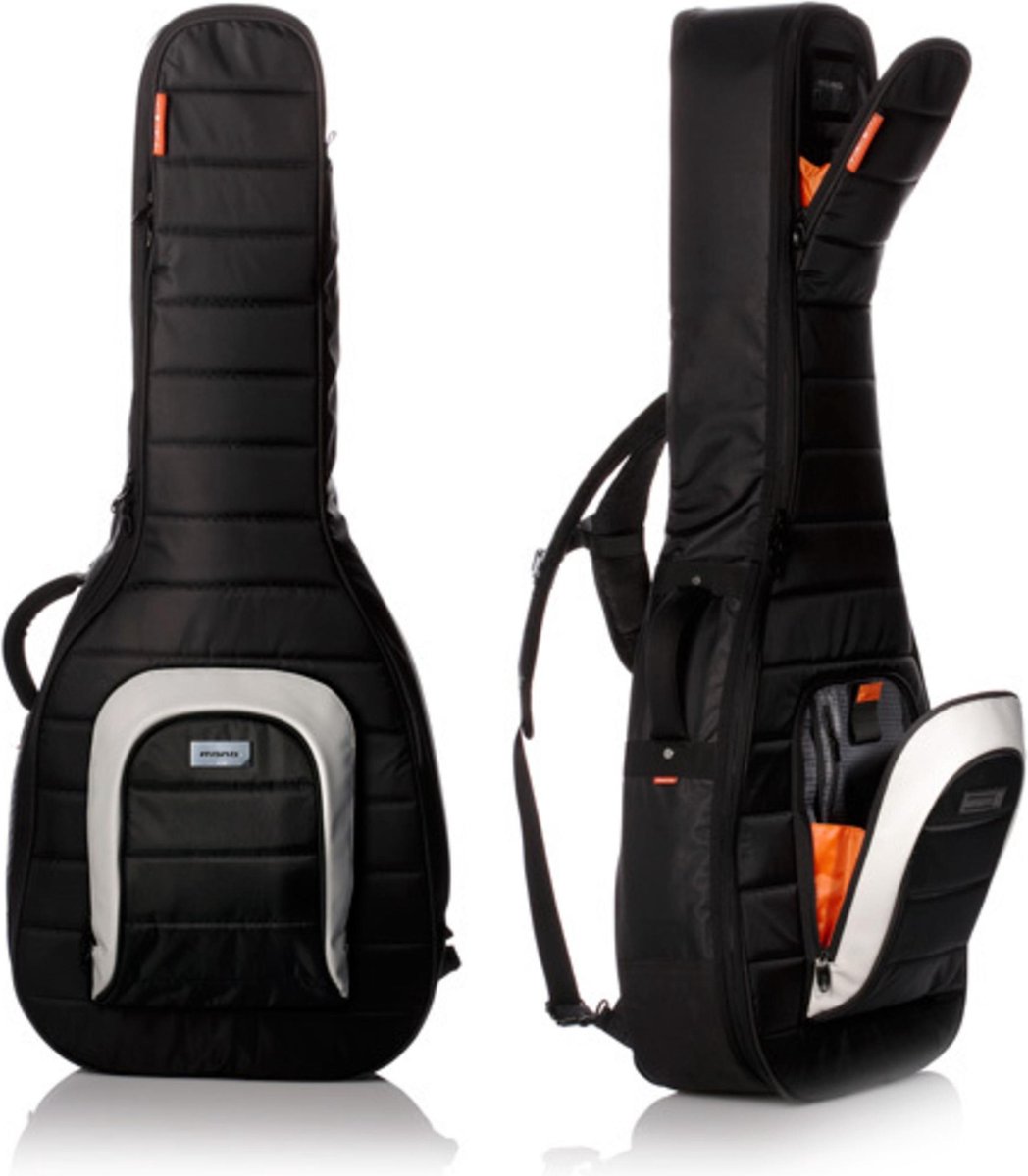 MONO Classic Acoustic Dreadnought Guitar Case Black gigbag voor dreadnought akoestische gitaar met Sharkskin bescherming