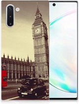 Geschikt voor Samsung Galaxy Note 10 Siliconen Back Cover Londen