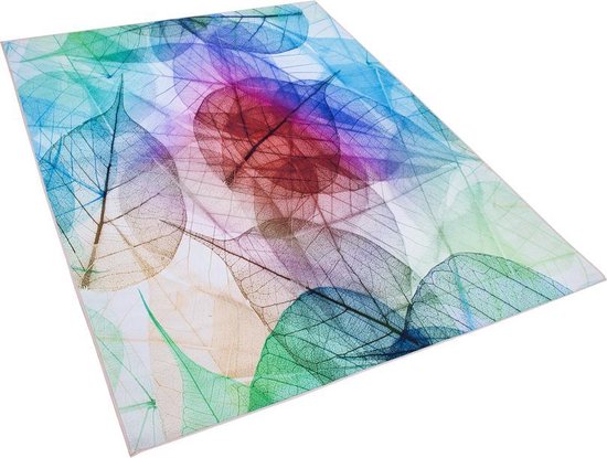 ANTAKYA - Laagpolig vloerkleed - Multicolor - 140 x 200 cm - Polyester
