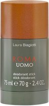 Laura Biagiotti Stickdeodorant Roma Uomo Heren 75 Ml Wit