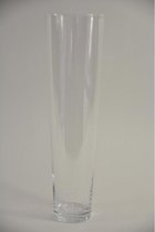 Kruiken En Flessen - Vase Glass Taper H50cm Clear