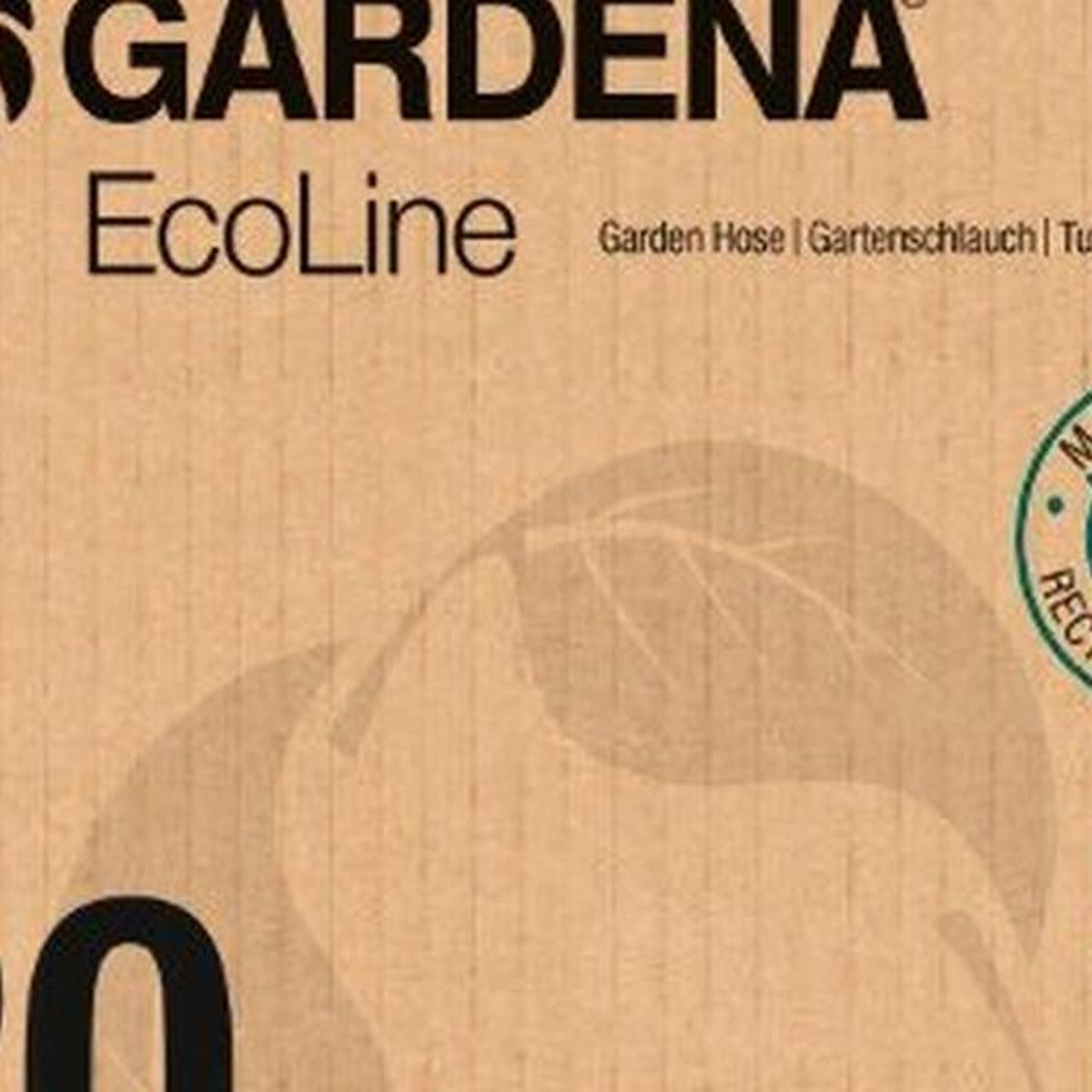 Gardena Tuyau d'arrosage Noir 20 m 1/2 pouce
