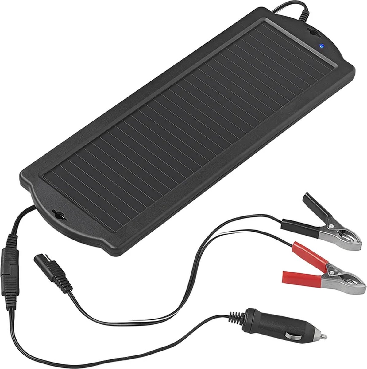 VCTparts® Solar Zonnepaneel Druppellader 12V 15W Zuignap Sigarettenaansteker & Accuklem
