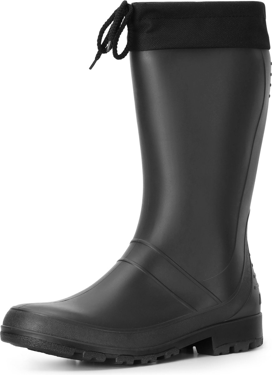 Ladeheid Dames en Heren Regenlaarzen - Waterdicht - PVC - LA-LMG-958-Axel - Zwart - 46