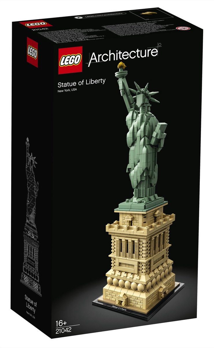 LEGO 21042 Architecture Vrijheidsbeeld Model Bouwset, New York Display en Verzamelmodel voor Volwassenen — cadeau in Spellen & Speelgoed - foto 2