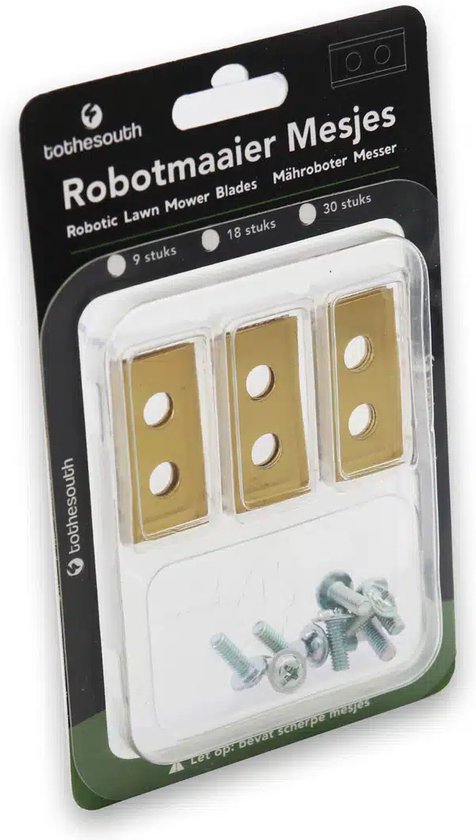 To the South® Robotmaaier mesjes titanium geschikt voor Worx
