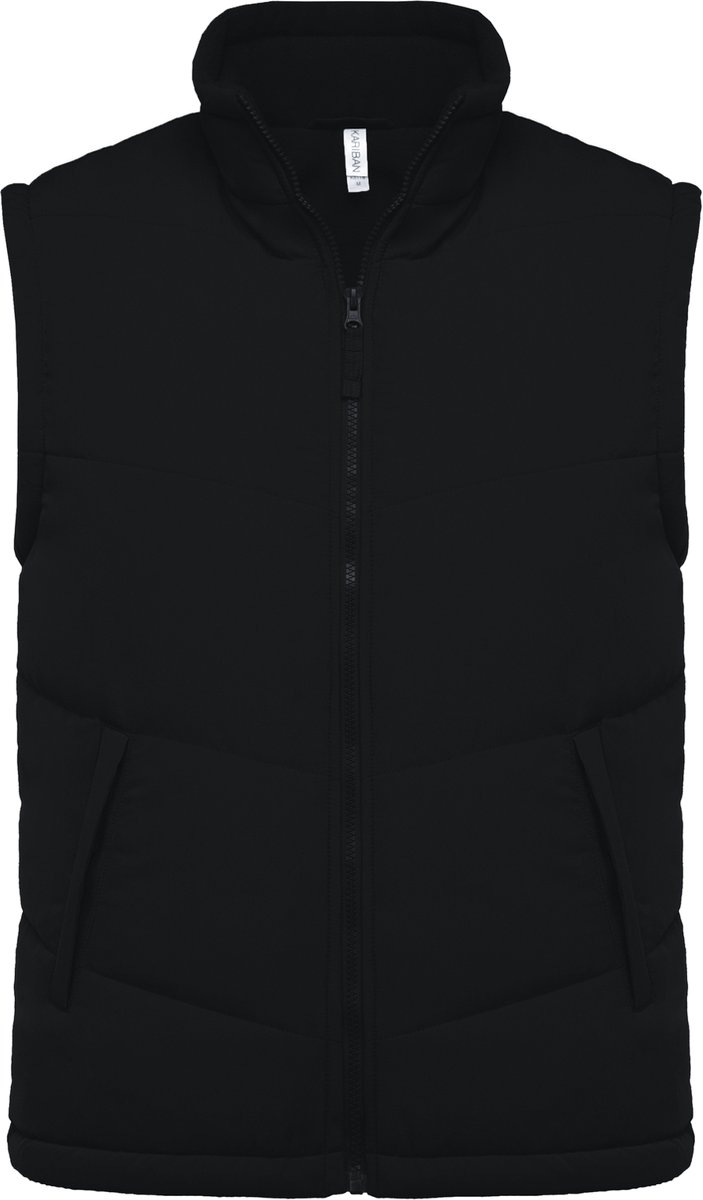 Kariban Met fleece gevoerde bodywarmer K6118 - Black - XL