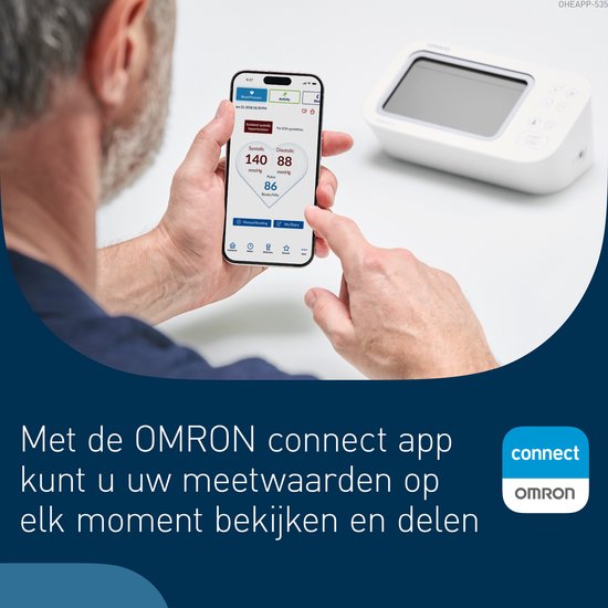 OMRON X7 Smart AFib Bloeddrukmeter voor bovenarm | Check voor AFib bij elke bloeddrukcontrole | Klinisch gevalideerd, inclusief zwangerschap en diabetes | 2 gebruikers | Intelli Wrap Manchet 22-42cm